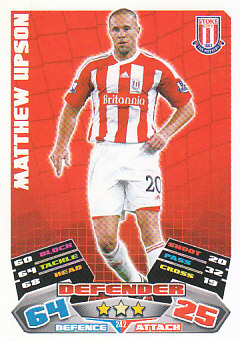 Matthew Upson Stoke City 2011/12 Topps Match Attax #242